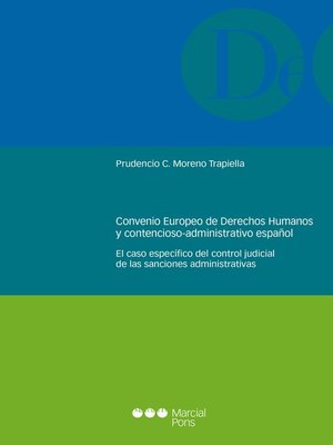 cover image of Convenio europeo de derechos humanos y contencioso administrativo español